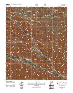 San Patricio 2011 topographic map thumbnail
