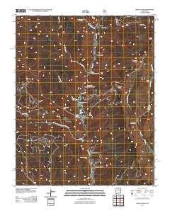 Rosilla Peak 2011 topographic map thumbnail