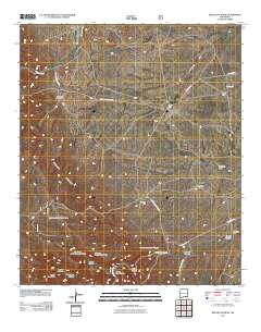 Red Bluff Draw 2011 topographic map thumbnail
