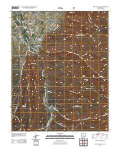 Ranchos De Taos 2011 topographic map thumbnail