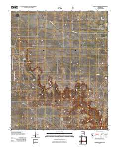 Valencia Spring 2011 topographic map thumbnail