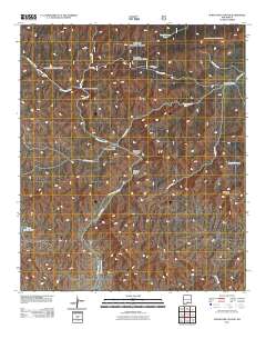 Surveyors Canyon 2011 topographic map thumbnail