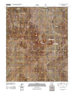 Tecolote Peak 2011 topographic map thumbnail