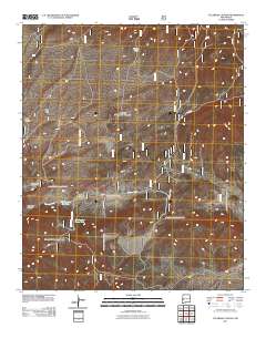 Tularosa Canyon 2011 topographic map thumbnail