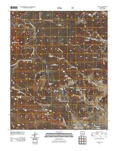Tajique 2011 topographic map thumbnail