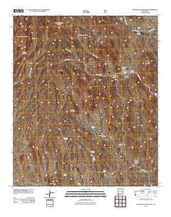Whiterock Mountain 2011 topographic map thumbnail