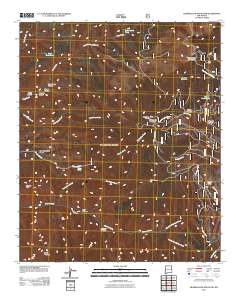 Bearwallow Mountain 2011 topographic map thumbnail