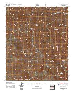 Brushy Mountain 2011 topographic map thumbnail