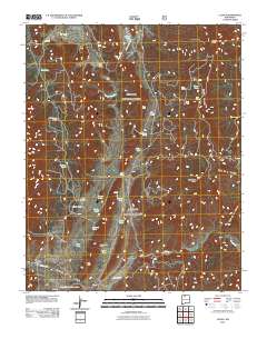 Llaves 2011 topographic map thumbnail