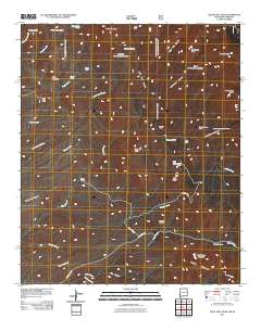 Tillie Hall Peak 2011 topographic map thumbnail