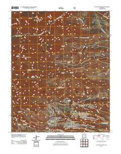 Guaje Mountain 2011 topographic map thumbnail