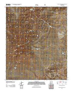 Pelona Mountain 2011 topographic map thumbnail