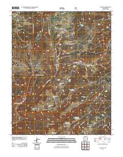 Canjilon 2011 topographic map thumbnail