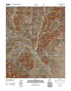 Log Canyon 2011 topographic map thumbnail