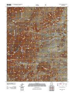 Cerro Tinaja 2011 topographic map thumbnail