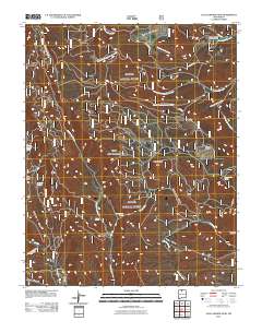 Valle Grande Peak 2011 topographic map thumbnail