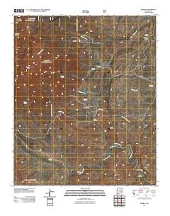Arabela 2011 topographic map thumbnail