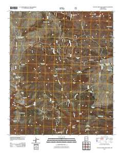 Canyon Creek Mountains 2011 topographic map thumbnail
