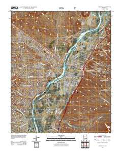 Bernalillo 2011 topographic map thumbnail