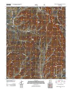 Burned Timber Canyon 2011 topographic map thumbnail