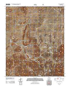 Ancho 2011 topographic map thumbnail