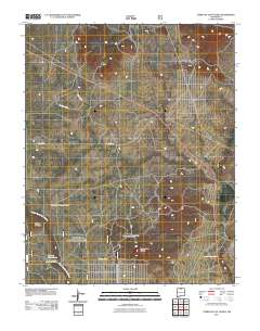 Cerro De Los Taoses 2011 topographic map thumbnail