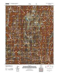 Cerro del Grant 2011 topographic map thumbnail