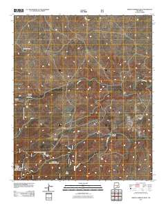 Arroyo Serrano West 2011 topographic map thumbnail