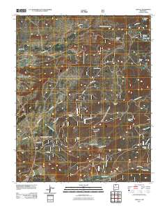 Cebolla 2011 topographic map thumbnail