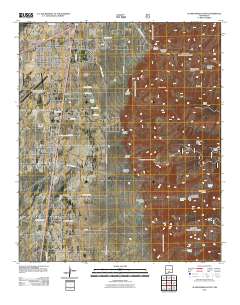Alamogordo South 2011 topographic map thumbnail