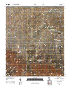 Encinoso 2011 topographic map thumbnail