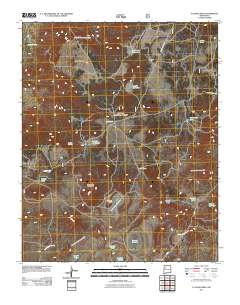 El Dado Mesa 2011 topographic map thumbnail