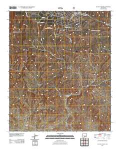 El Paso Canyon 2011 topographic map thumbnail