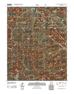 East Gavilan Canyon 2011 topographic map thumbnail