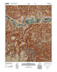 Abiquiu 2011 topographic map thumbnail
