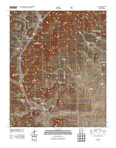 Datil 2011 topographic map thumbnail