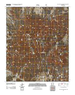Gallo Mountains West 2011 topographic map thumbnail