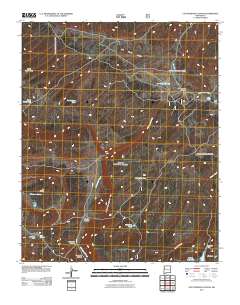 Cottonwood Canyon 2011 topographic map thumbnail