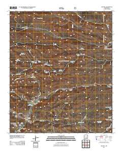 Mayhill 2011 topographic map thumbnail
