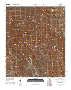 Jaralosa Mountain 2011 topographic map thumbnail