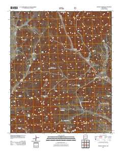Crosby Springs 2011 topographic map thumbnail