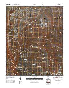 Fort Wingate 2011 topographic map thumbnail