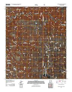 Harden Cienega 2011 topographic map thumbnail