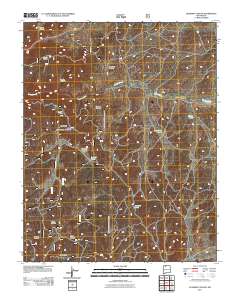 Leandro Canyon 2011 topographic map thumbnail
