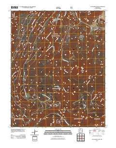 Polvadera Peak 2011 topographic map thumbnail