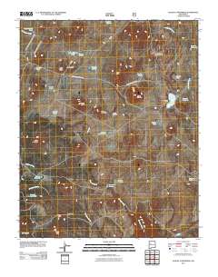 Laguna Canoneros 2011 topographic map thumbnail