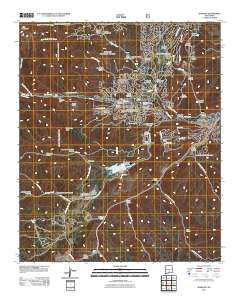 Ruidoso 2011 topographic map thumbnail