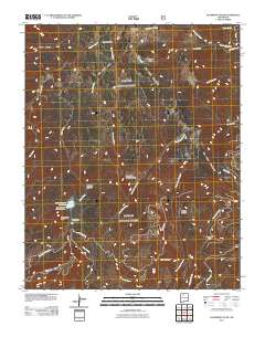 Nacimiento Peak 2011 topographic map thumbnail