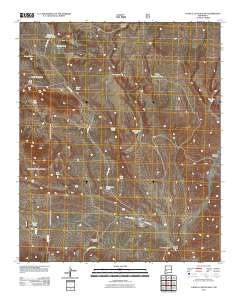 O Bar O Canyon East 2011 topographic map thumbnail