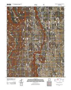 Servilleta Plaza 2011 topographic map thumbnail